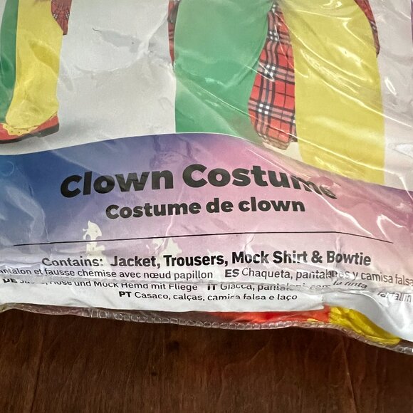Kids Size Large Clown Costume (Age 10-12) - Picture 2 of 9